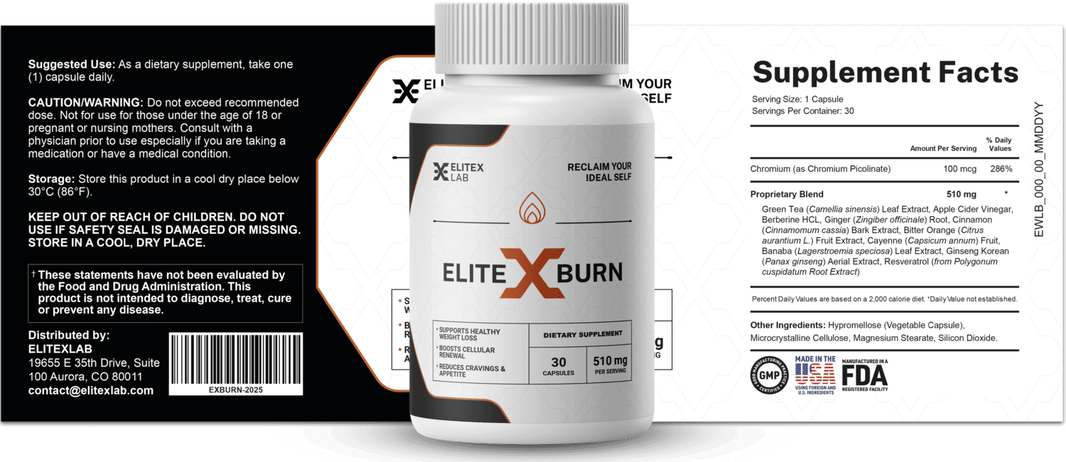 Elite X Burn Label